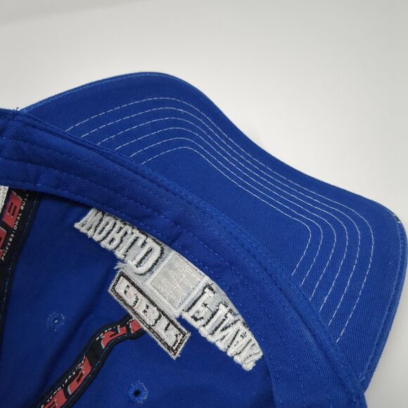 PBR World Finals Strapback Trucker Hat Blue One Size Mesh Back Ford - Picture 7 of 8